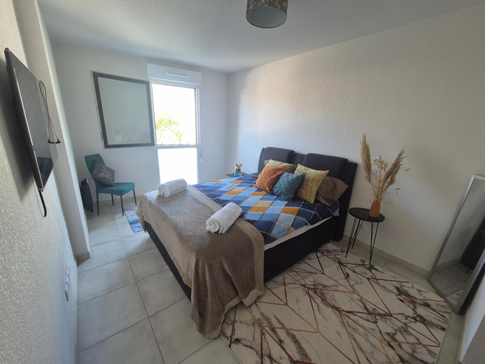 Appartement Bella Vista Marseillan Bagian luar foto